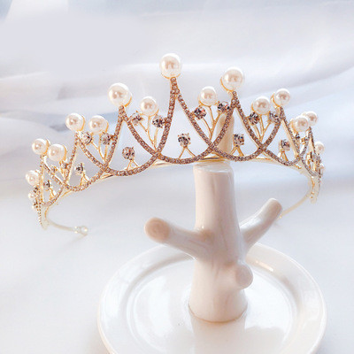 The Gold Fawn Design Wedding Tiara - Click Image to Close